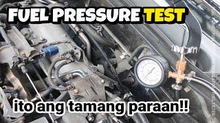 Tamang paraan sa pag test ng FUEL PRESSURE ng sasakyan | FUEL PRESSURE TEST AND CHECK With FPR Tips