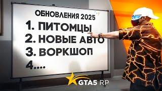 БУДУЩИЕ ОБНОВЛЕНИЯ 2025 ГОДА НА GTA 5 RP | ГТА 5 РП