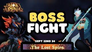 AFK ARENA - THE LOST SPIRE- STAGES 21-24 AND BOSS