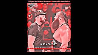 A Battle Like No Other  | When Tyson Fury & Braun Strowman Collide  | #wwe #shorts #braunstrowman