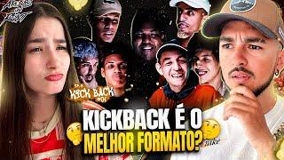 Apenas um react | RODA DE FREESTYLE - EP.11: KICK BACK #01 | Tropa da Vents