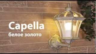 Настенный уличный светильник Elektrostandard™ Capella (белое золото)