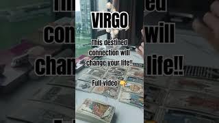 Virgo, this connection is destined! #virgo #tarot #love #relationship #shorts