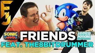 Sonic Mania - Friends (By Hyper Potions) Guitar Cover Feat. The8BitDrummer | FamilyJules