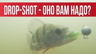 DROP-SHOT- Подробный обзор. Подводные съемки. Практика на водоёме | Рыбалка с Fishingsib