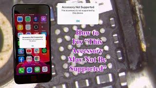 Iphone 7+ Accessory May Not Be Supported Not Charge Solution,Vfixer