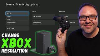 How to Change XBOX Series S / X Resolution