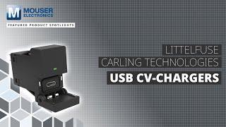 LITTELFUSE Carling Technologies USB CV-Chargers: Featured Product Spotlight | Mouser Electronics