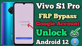 Vivo S1 Pro || FRP Bypass || Android 12 || Google Account Unlock || Without Pc || New Trick || 2023