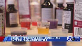 Dozens of King Bio products recalled over bacterial contamination fears