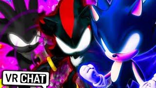 Dark Sonic & Dark Shadow Meet Dark Silver! (VR Chat)