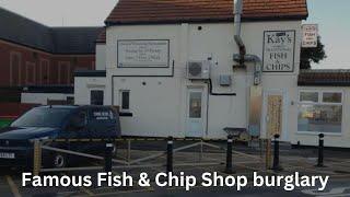 Famous Fish & Chip Shop Burgled!!  as Blackpool Deals with the Huge Sand Piles