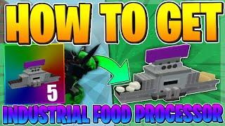  How to Get the LEGACY INDUSTRIAL FOOD PROCESSOR in Roblox Skyblox... (SECRET ITEM)