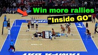 Win more VOLLEYBALL rallies with this "INSIDE GO"