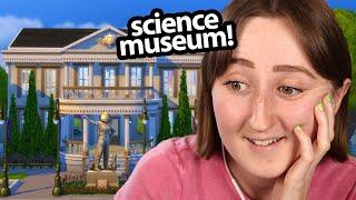 building a *base game* science museum in the sims! (Streamed 9/5/24)