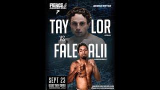 FIERCE FIGHTING CHAMPIONSHIP FULL FIGHT | ALMA FALEALII VS  LOGAN TAYLOR