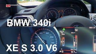 BMW 340i vs Jaguar XE S 3.0 V6 SPEED