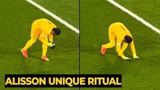 Alisson Becker had a unique ritual before making many saves against PSG yesterday | Liverpool News