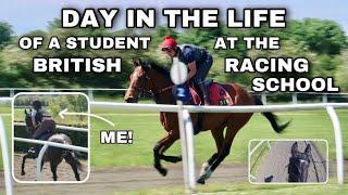 Day in the Life at The British Racing School // Training as a Student Jockey