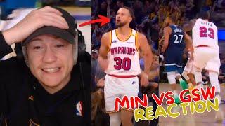 Reacting to Warriors vs Timberwolves Regular Season Game!