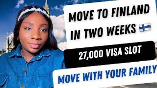 URGENT!!! FINLAND IS GIVING FREE VISA TO 27,000 APPLICANTS || APPLY IMMEDIATELY