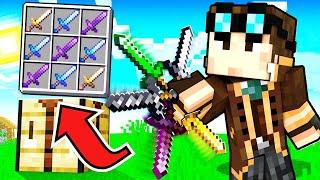 MINECRAFT MA PUOI FONDERE TUTTE LE SPADE IN UNA!!