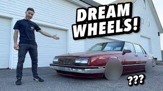 MY BAGGED 1989 BUICK LESABRE IS FINISHED! (I Bought Iconic Wheels For It!)