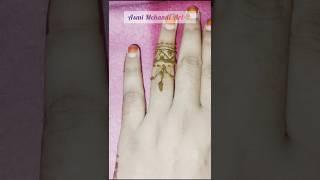 simple finger design#learn with me#mehandi