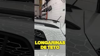 VW T-CROSS 2025 Sense Instalamos Longarinas de Teto Kit de Rodas Fitas RGB Soleira das Portas