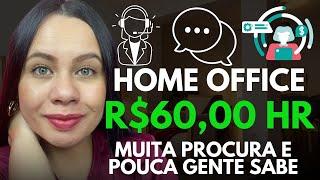 TRABALHO 100% HOME OFFICE muitas oportunidades e poucas pessoas sabem