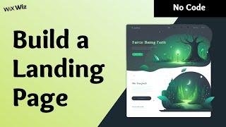 How To Build a Landing Page (on Wix)