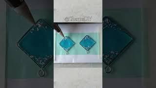 UV レジン | DIY UV Resin Crafts & Accessories| DIY Seafoam UV resin Earrings|