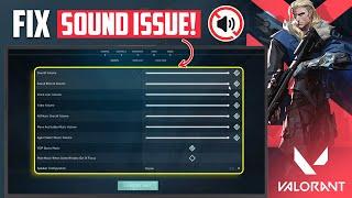 How to Fix Valorant No Audio Problem on PC | Valorant Sound Problems