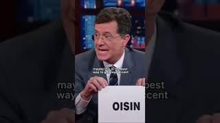 Saoirse Ronan pronouncing Irish names Jo March Stephen Colbert #saoirseronan #irish #stephencolbert