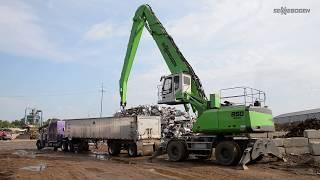 SENNEBOGEN 850 Mobile - scrap handling at Sadoff Metals, USA