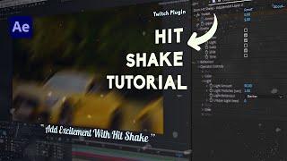 Badass Hit Shake Effect Tutorial In After Effects | How To Use Twitch Plugin in After Effects