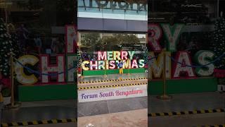 Christmas Nights| Forum South Bengaluru #christmas #santa #bengaluru #shorts #shopping