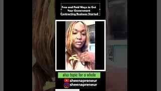 Launching Your Government Contracting Business: Free and Paid Paths to Success!