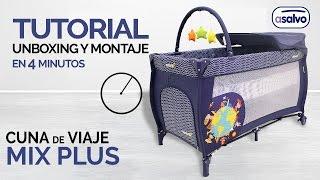 Unboxing and Assembly in 4 min. Tutorial l Travel Cot Mix Plus l Asalvo