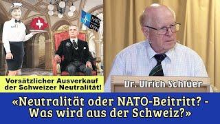 Ulrich Schlüer: "Die Schweiz ist in grosser Gefahr!" | Politische Kriegserklärung aus Brüssel?