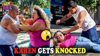 Karen ACTUALLY Messes With The WRONG GUY.. (INSTANT KARMA) | Aggressive Karens Got INSTANT KARMA #11