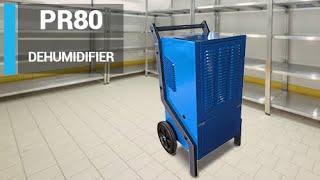 80L Commercial Eco-friendly Dehumidifier For Warehouse