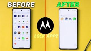 How To Lock Apps On Motorola Mobiles? (NO APP NEEDED)