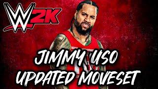 WWE 2K25 | Jimmy Uso Updated Moveset + Realistic Base Superstar Settings