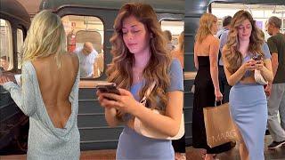 SUPER MOSCOW METROBeautiful girls in the evening subwayКрасивые девушки вечернего метро