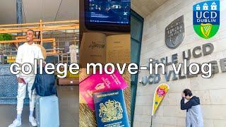 ireland move in vlog ️ | ucd