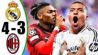 Real Madrid vs Ac Milan 4-3 - All Goals & Highlights - 2024