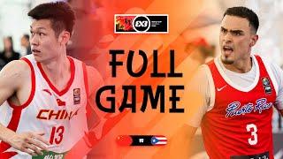 China  vs Puerto Rico  | Men | Full Pool Game | FIBA 3x3 World Cup 2025 | 3x3 Basketball