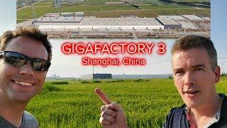 DÆrik - On Location at Tesla Gigafactory 3 in China! It DOES Exist!