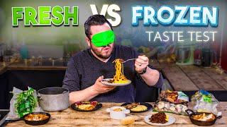 Blind Tasting FRESH vs FROZEN Ingredients | Where Best to Spend Your Money? | Sorted Food